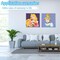 4 Pack Framed Paint by Number for Kids Ages 4-8,Easy Cartoon Character Acrylic Paint by Number for Kids On Canvas,Oil Painting Paint by Number Kits Gifts for Girls (8x8 Inch).